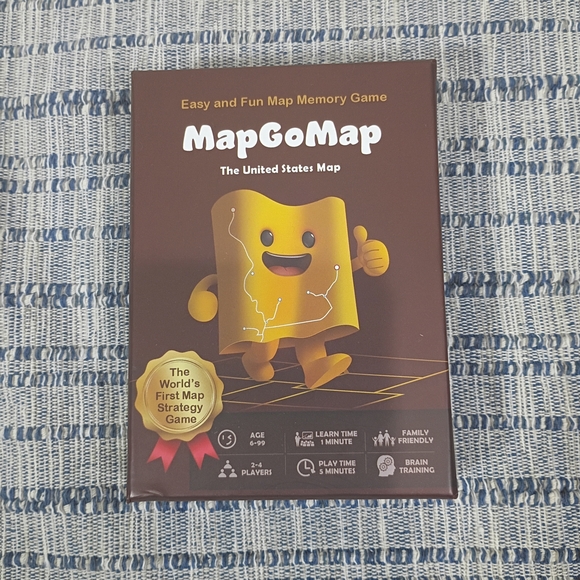 MapGoMap Map Memory Card Game USA Geography Learning - Picture 5 of 6